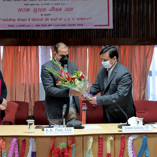Workshop on Road Safety for Women, NRSM, 2021
